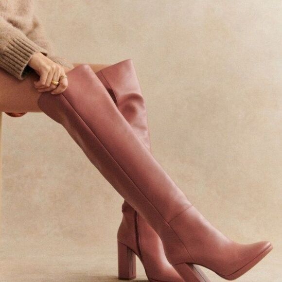 Sezane Apolline OTK Boots 39 - Picture 10 of 10